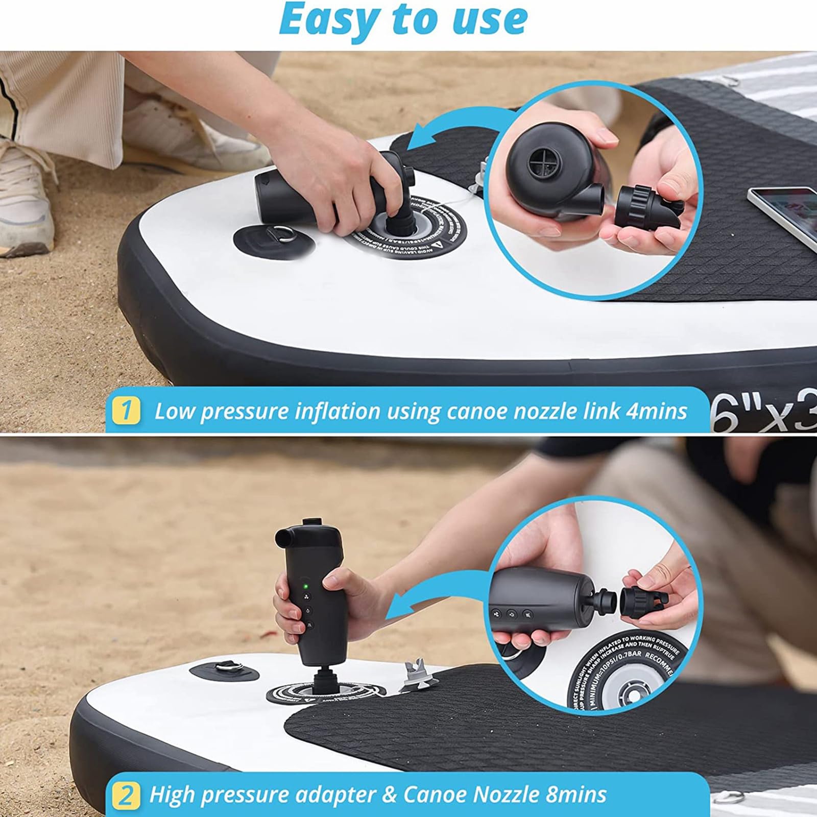 電動エアーポンプ SUP電動ポンプ 電動空気入れ &amp;空気抜き パドルボード用 楽天市場】SUP 電動エアーポンプ 空気入れ 電動ポンプ サップ